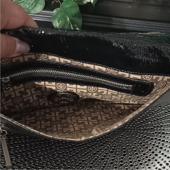 Tory Burch Black Patent Leather Clutch - Picture 3 of 6